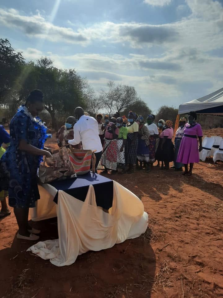 A woman from Kitise ward at a community meeting